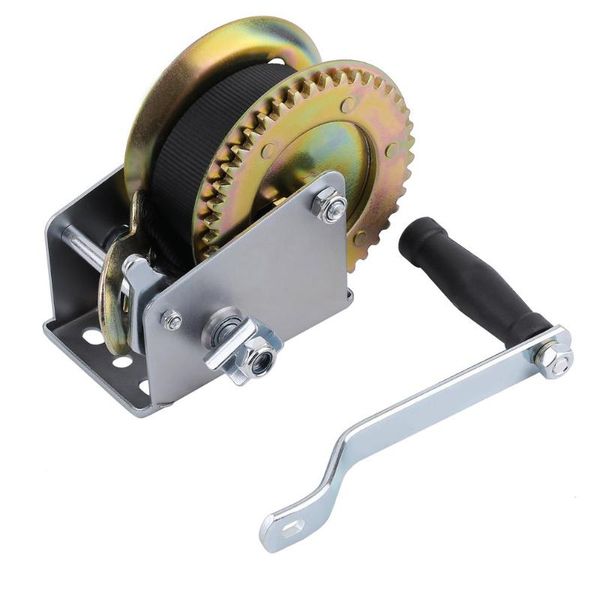 

1200lbs * 6м heavy duty truck лодка авто ручная ручная лебедка smooth действие ratcheting ручка easy натяжение подъемное sling ручной инстру