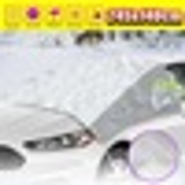 

universal auto anti snow ice shield car covers waterproof aluminum film sun shade windshield front window screen cover