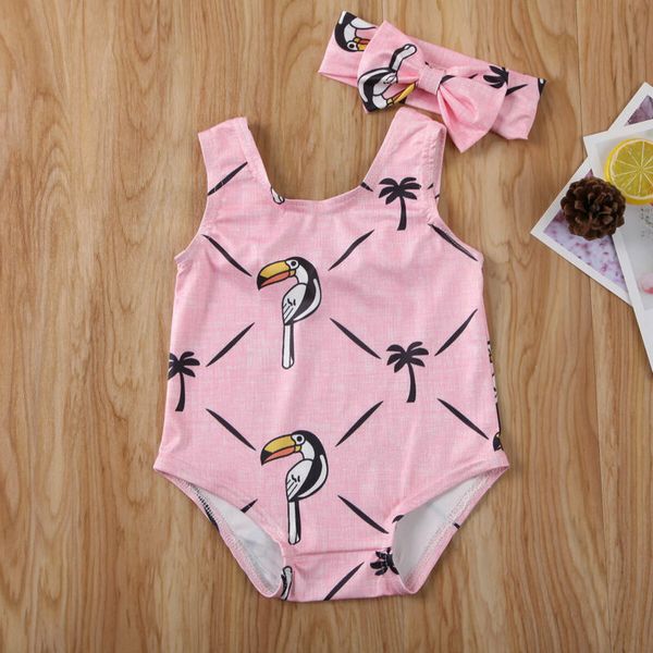 

us infant baby girls kid swimwear swimsuit swimming costume sunsuit outfit 0-24m, Black