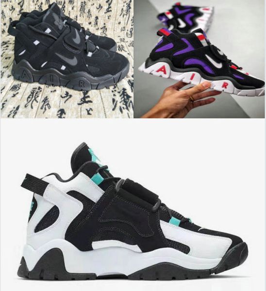 

2019 новые мужские мужские кроссовки Pippen с черными спортивными кроссовками Air More Upte
