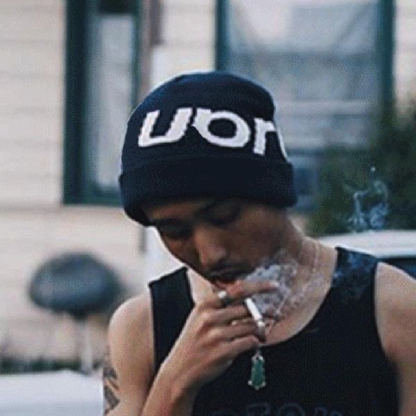 

box logo 18fw big logo beanie cold cap knitted hat cap street travel fishing casual autumn winter hat warm outdoor sport hats hfymmz010, Silver