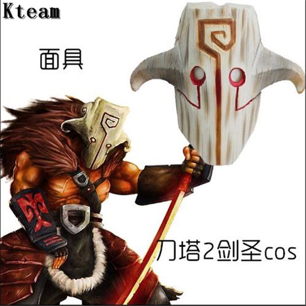 

grade dota 2 mask horror pudge juggernaut latex costume halloween party cosplay face mask pudge dota mask