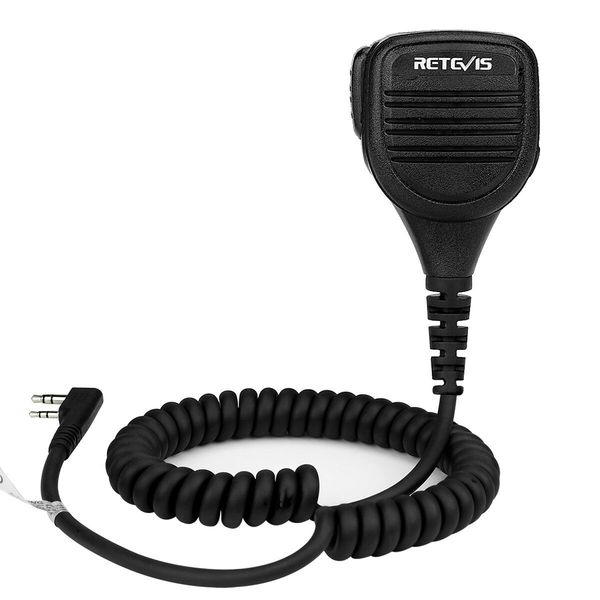 Red Waterproof IP54 Handheld Speaker Microphone Fr BaoFeng Kenwood TYT Radio UE
