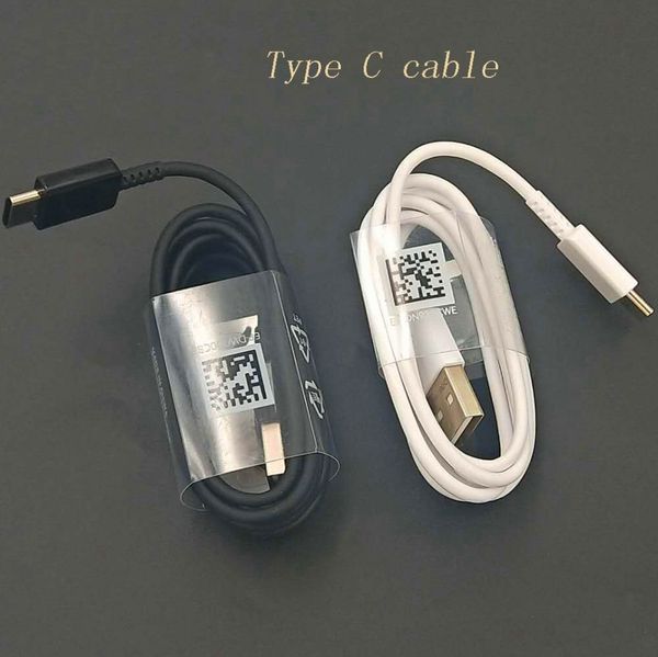 Für Samsung Galaxy Typ C 120 cm Ladegerät Kabel Schnellladung USB Typ-C Kabel 1,2 M 4FT für S8 S9 S10 Plus Hinweis 7 8 9 A7 A8