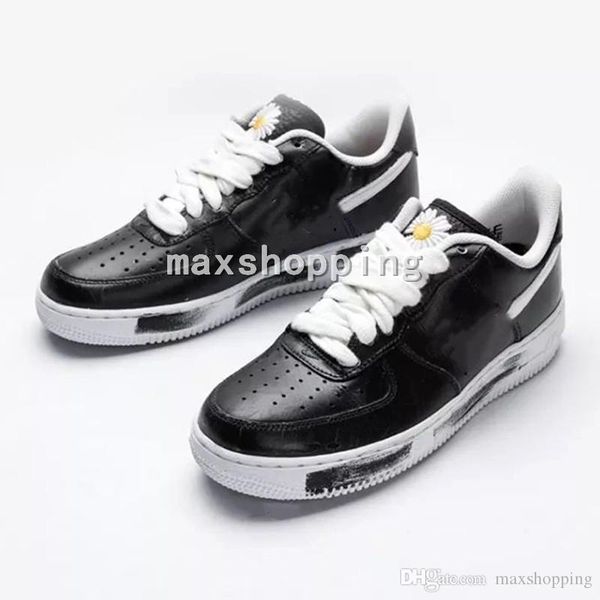 

gd x peaceminusone x 1s low black skateboard shoes men women black fashion comfortable outdoor trainer sneakers ing