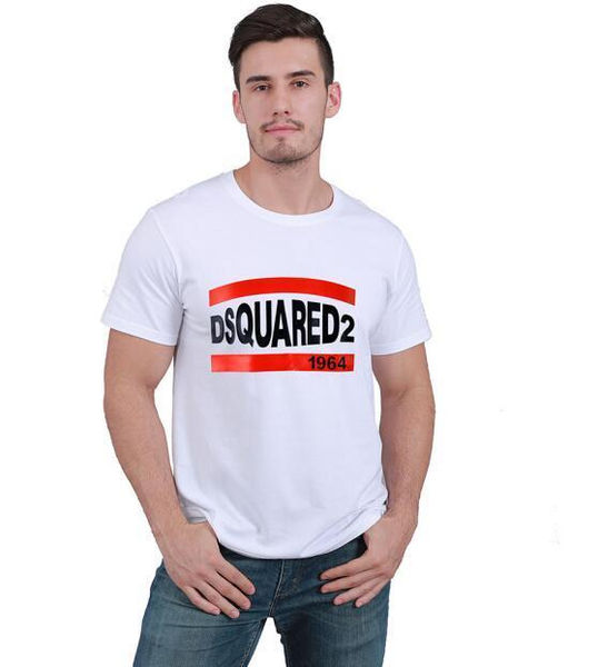 

new d2 mens shirt print tees short sleeve m-3xl tee dsquared2 t shirt men 00039bcc#, Black;red