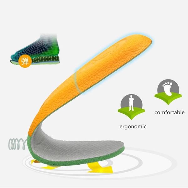 

special insole for breathable, deodorant, soft foam, comfortable, high elastic absorption and thick labor protection shoes, Black