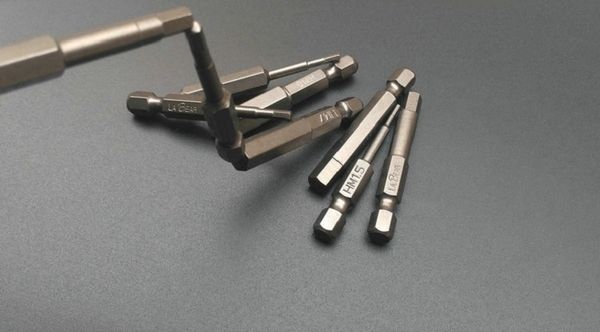 

new long 50mm s2 magnetic allen bit kit screwdriver hex bit imperial h1.5-8mm 9pcs/set