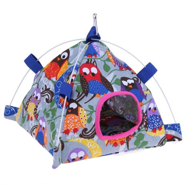 

1pc hamster bird nest parrot lodge china tent house cage hammock winter warm hanging nests bed soft pad pet supplies