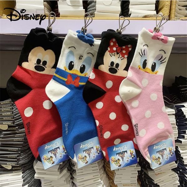

ladies socks tube socks cartoon cute cotton, Pink;yellow
