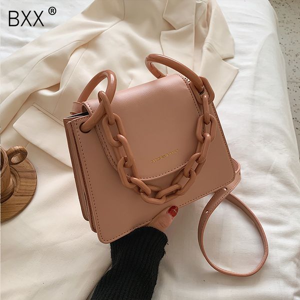 

bxx] pu leather crossbody bags for women 2020 spring chain shoulder messenger handbags female summer travel mini bag hl587