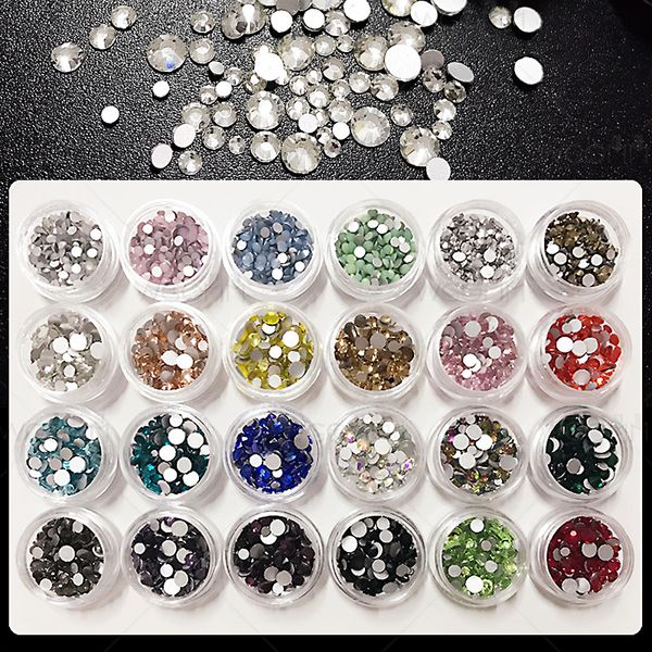 

mix sizes 100-120pcs/pack nail art rhinestone decoration crystal clear rhinestones nail rhinestones for 3d art decoration, Silver;gold