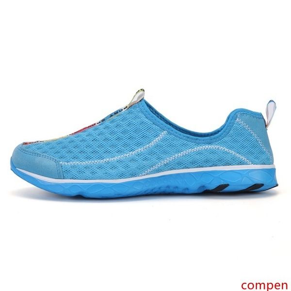 

moonlight summer men aqua shoes mesh breathable outdoor sport beach shoes surf exercise light flats water skin shoes plus size
