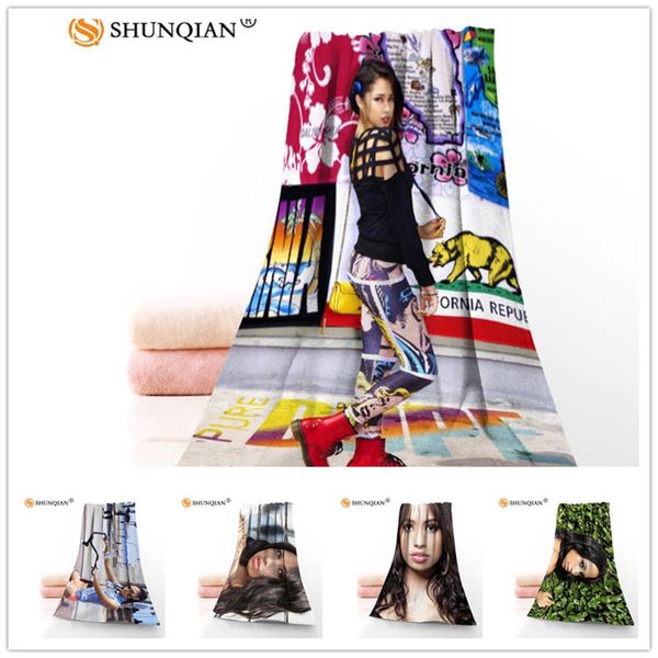 

custom jasmine villegas 35x75cm face towels facecloth bamboo fiber washcloth quick drying sports towel