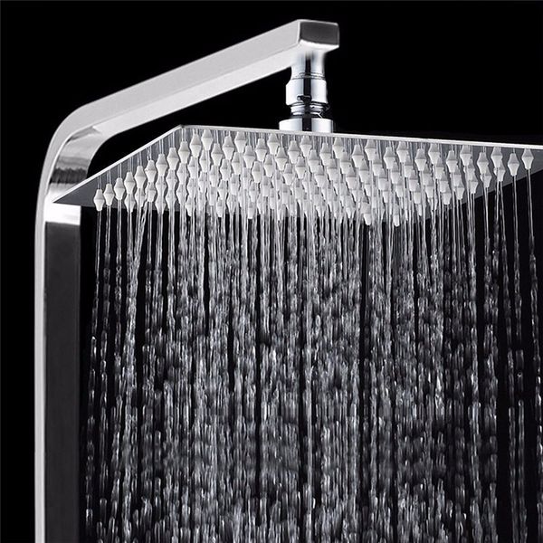

304 stainless steel square &round shower head pressurize bathroom spray head rainfall shower heads