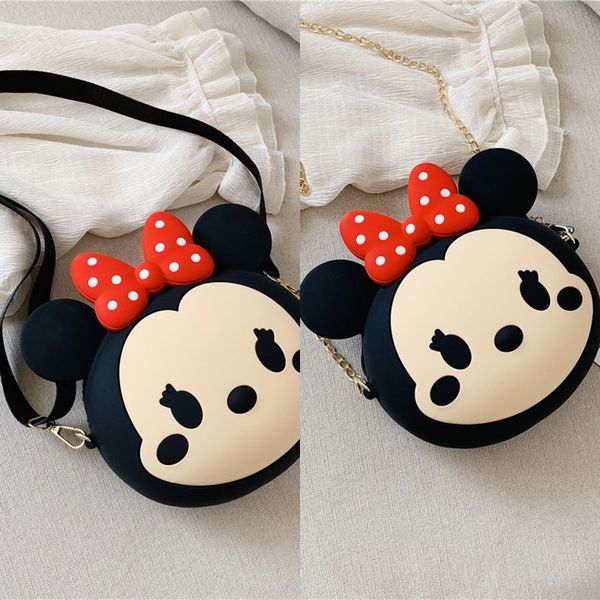 

eu0cw women's tong bao tong bao silicone children's 2019 funny messenger bag western style summer cartoon silicone chain wide ribb