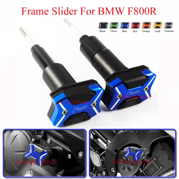 

motorcycle cnc frame slider protector guard for f800r frame engine protection sliders anti crash pad protect with f800r