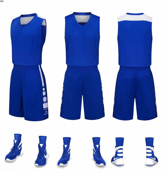 

2019 new blank basketball jerseys printed logo mens size s-xxl price fast shipping good quality starsport blue sb001nq, Black;red