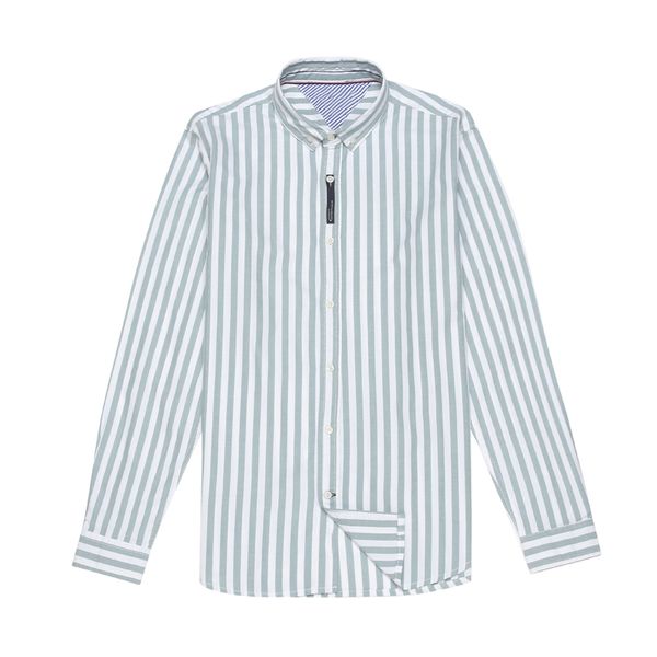 

h802 stripe homme tommi 100%cotton camisa masculina men long shirts fashion casual hombre chemises, White;black