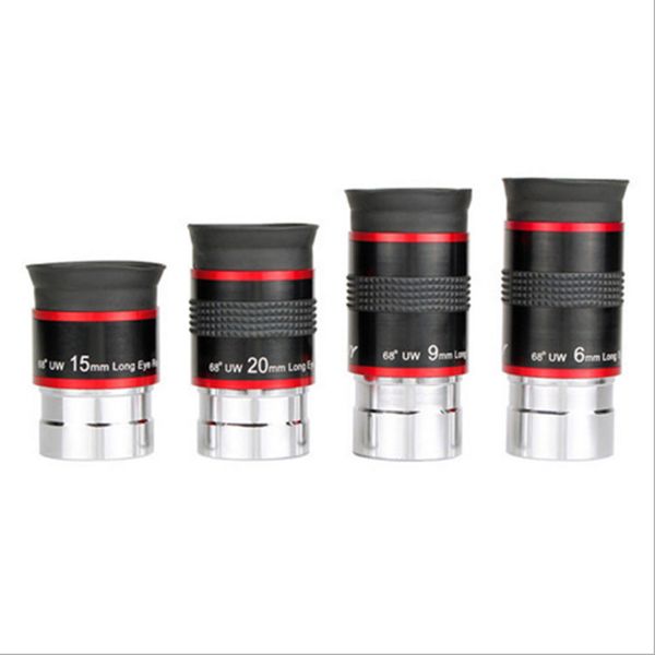 

angeleyes fmc 1.25" 68 degree ultra wide angle eyepiece 6mm/9mm/15mm/20mm for astronomical telescopes monocular