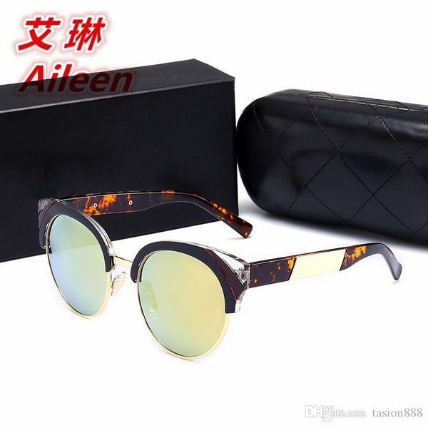 

2018 новое прибытие мода дамы поляризованные цветная пленка солнцезащитные очки открытый вождения анти-уф очки 1653 uv400 очки, White;black