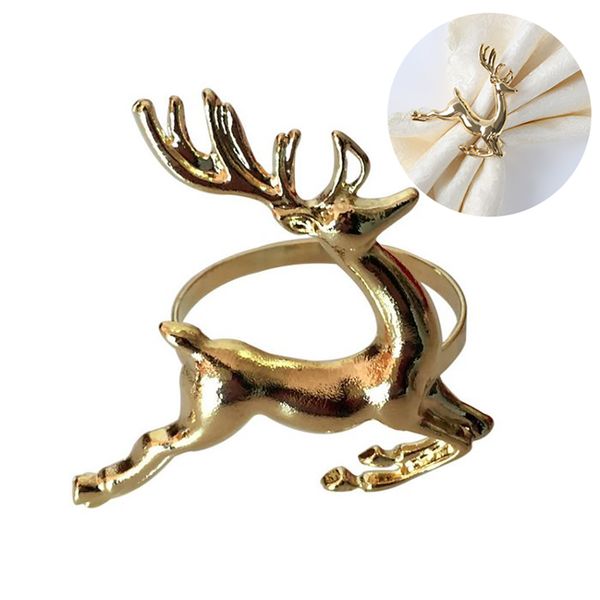 

modern chic napkin rings elk shape holiday napkin ring for christmas festivals dinner parties weddings receptions or everyday us