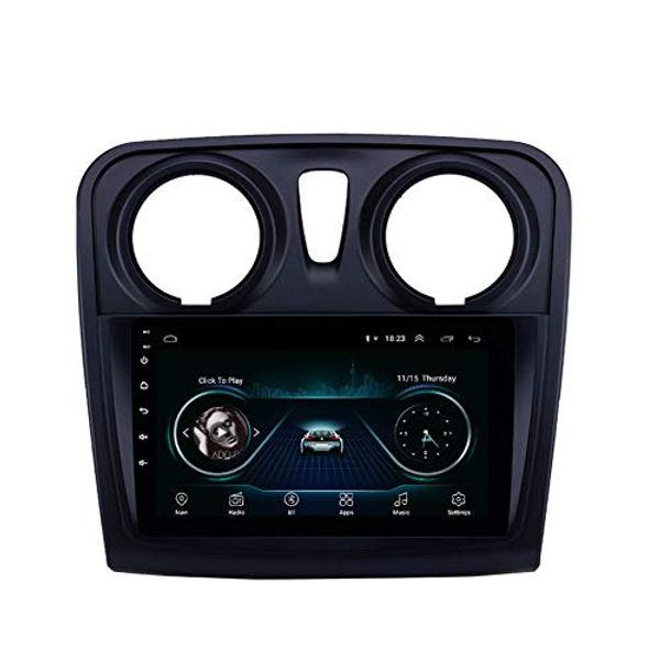 Crega sensível ao toque HD 9 polegadas Android Video GPS Navigation Multimedia para 2012-2017 Renault Dacia Sandero com Bluetooth Aux Support CarPlay