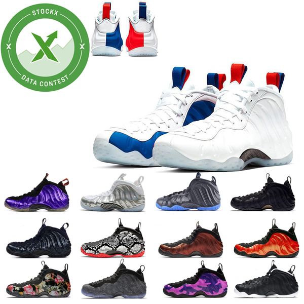 

new penny hardaway foams one alternate galaxy chrome white men basketball shoes pro army camo metallic gold knicks mens designer sneakers