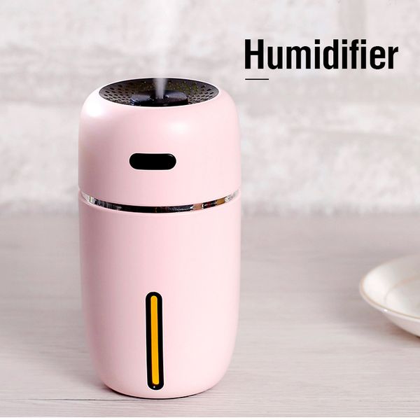 

filterhualv 200ml mini ultrasonic air humidifier for desk with 4 colors usb fogge humidifier colorful light diffuser
