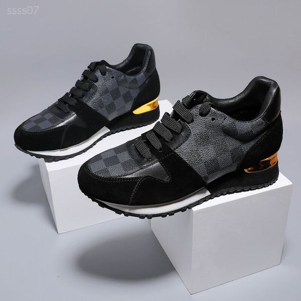 

2020 fashion for men's shoes casual shoes for men sneakers custom running shoe platform basketball shoes genuine casual shoe, Black