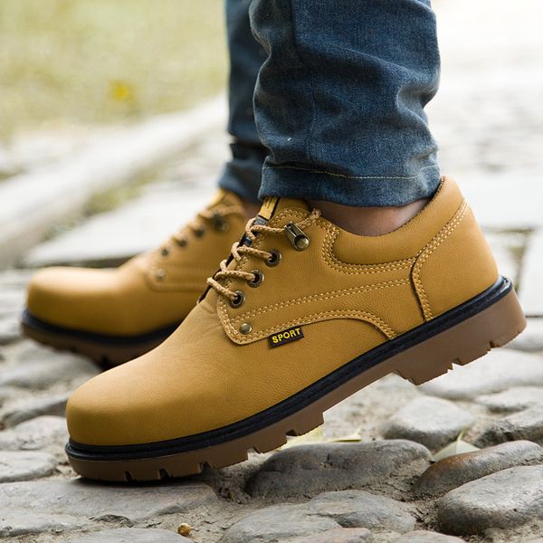 

new men boots warm fur for boots winter shoes men ankle winter footwear shoes, Black