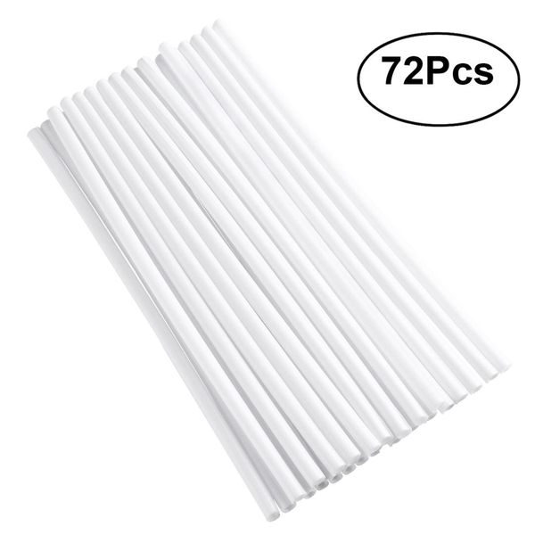 white 72Pcs Motorcycle Motocross Dirt Bike Wheel Rim Spoke Skins Covers Wrap Decor Protector Kit