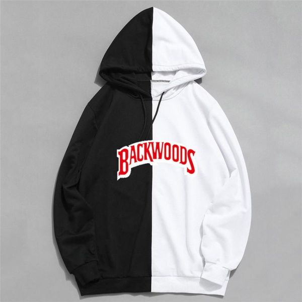

мода 2020 толстовки мужчин backwoods печать осень тонкие мужчины женщины толстовка мужской пуловер hoodie стрит harajuku с капюшоном, Black