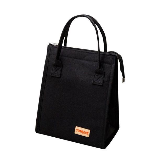 

female lunch box bag fashion insulated thermal picnic lunch bags for women kids men cooler tote bag case, Blue;pink