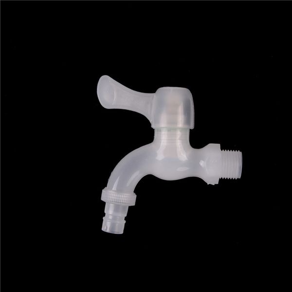 

1pcs washing water tap faucet plastic faucet tap thread white small bibcock easy install machine