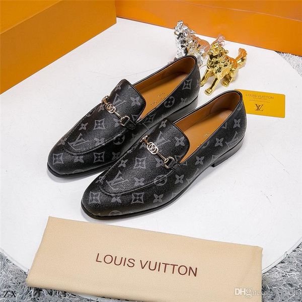

20mm luxury brands pointed toe leather shoes business man dress casual soft formal shoes breathable wedding loafers big size 45 madaj, Black