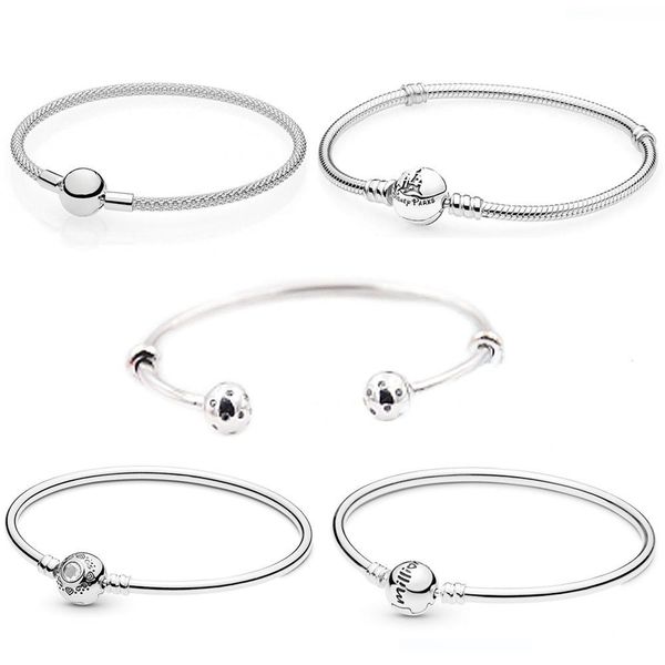 

2019 new 100% 925 sterling silver princess jasmine and aladdin bangle bracelet original jewelry lady charming wedding gift, Black