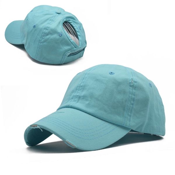 

new wholesale snapback cotton embroidery hole hat men women new fashion hiphop skate outdoor sports shade football baseball cap, Blue;gray