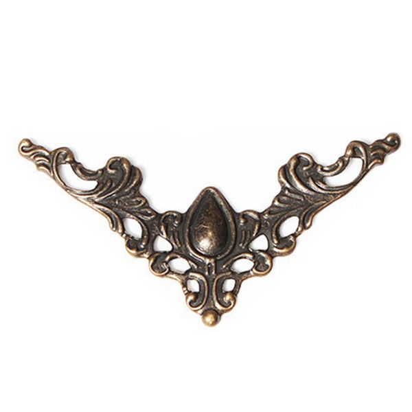 

24 pcs jewelry iron case scrapbook box desk corner decorative guard crafts