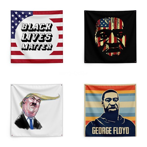 

150*150cm i cant breathe blanket george floyd printing tapestry black lives matter household wall banner #qa76888