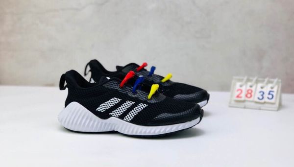

kids shoes designer shoes kid toddler running sneaker 2019 5 colors brand hippocampus run shoes children boys sport girls sneakers, Black