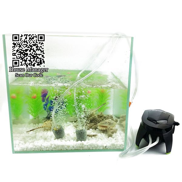 

super aquarium air pump, pump air compressor for aquarium, adjustable silent quiet air control aquarium fish accessories