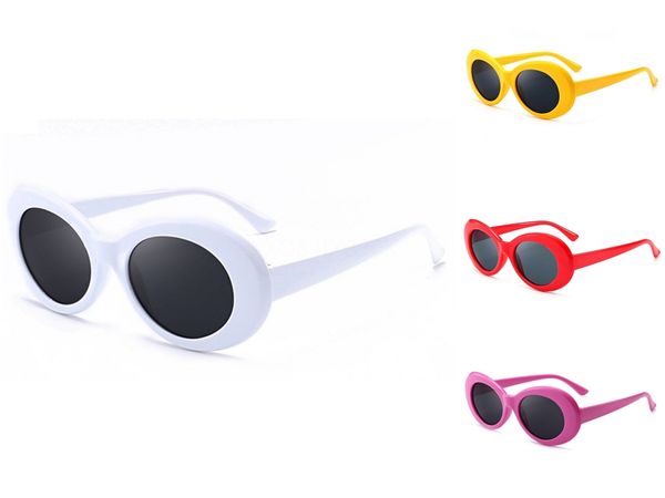 

супер шикарная женская мода хип-хоп sunglasee бескаркасная оптическая оправа для очков женские очки градиентная цветная линза конфеты цвет у, White;black