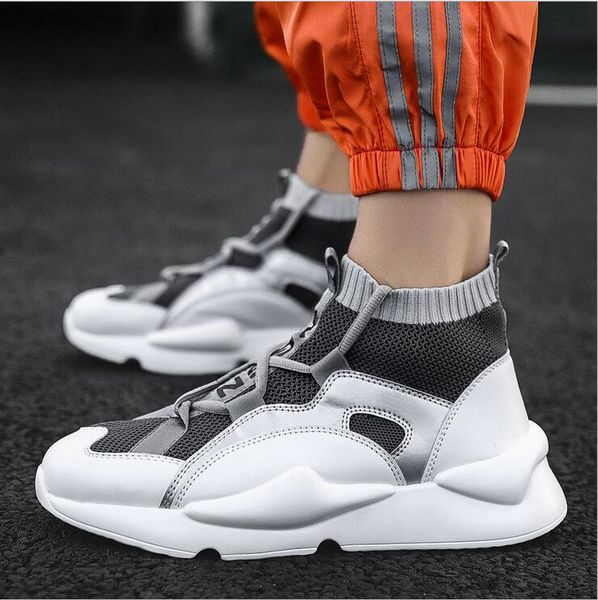 

2019 new y3 style high mens sneakers triple black grey yellow boots trainers outdoor sports shoes designer chaussures -587