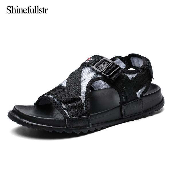 

summer casual men's sandals men light mesh sandalias hombre sandale sandal sandalia homme sandles erkek sandalet plus size 47 48, Black