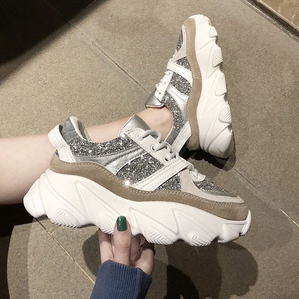 

suitable for super fire daddy shoes womens shoes summer 2019 new korean edition students single laces leisure sports smart smoked shoes, Black