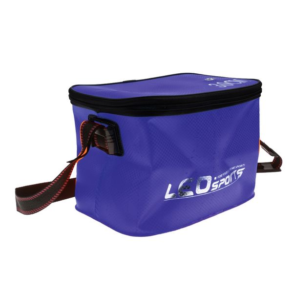 

folding large eva bucket outdoor camping fishing washing water pail containe lunch bags