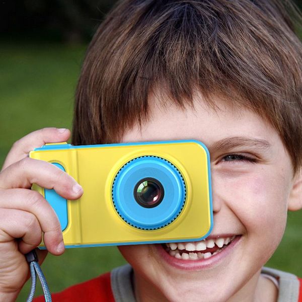 

children's digital camera mini camera small slr sports camera toy cartoon game p birthday gift pink blue for children