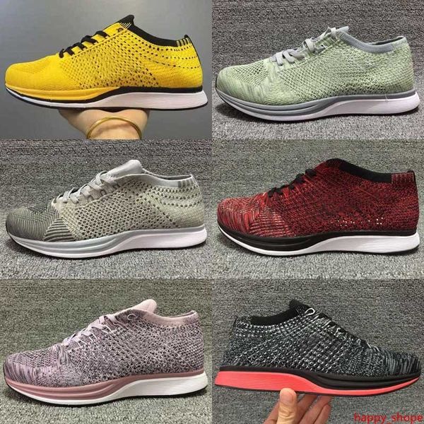 

men women running shoes fly racers black red green grey mesh lightweight breathable racer sprot running sneakers 36-45