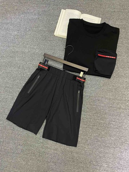 

20ss paris italy shorts fancy casual street fashion pockets warm men women shorts, Black